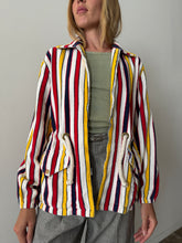 60s Striped Terry Beach Jacket