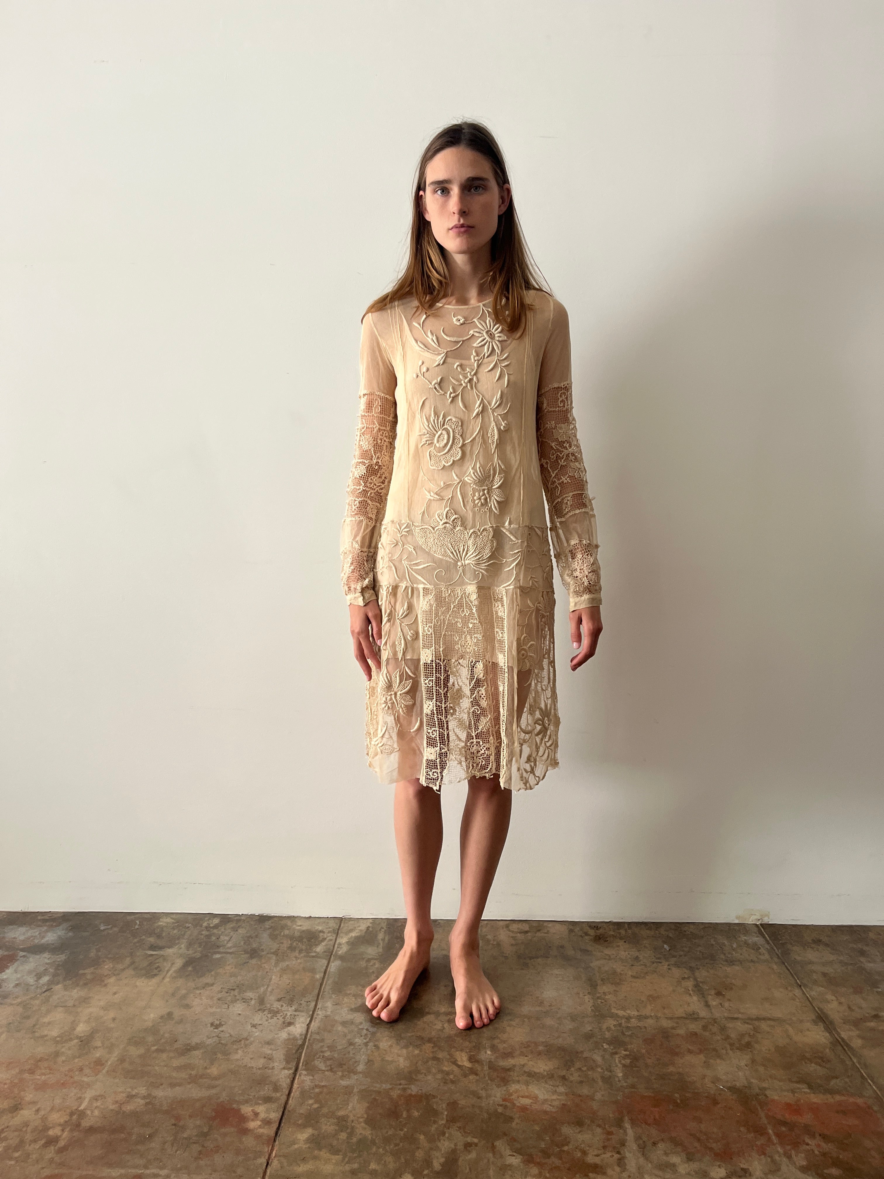 1920s Cream Lace Dress – mothfood shop