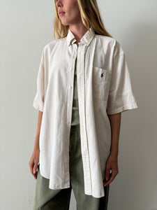 Big 90s Ralph Lauren Seersucker Shirt