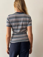 70s Blue Striped Boy's Tee