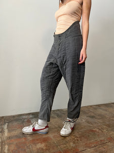 40s/50s Quilted Cotton Military Flight Liner Pants