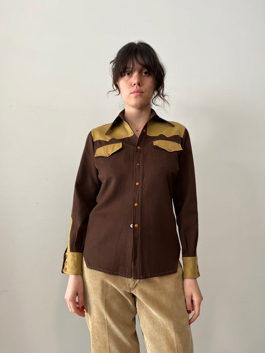 40s Fay Ward Wool Western Shirt