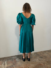 80s Emerald Laura Ashley Dress
