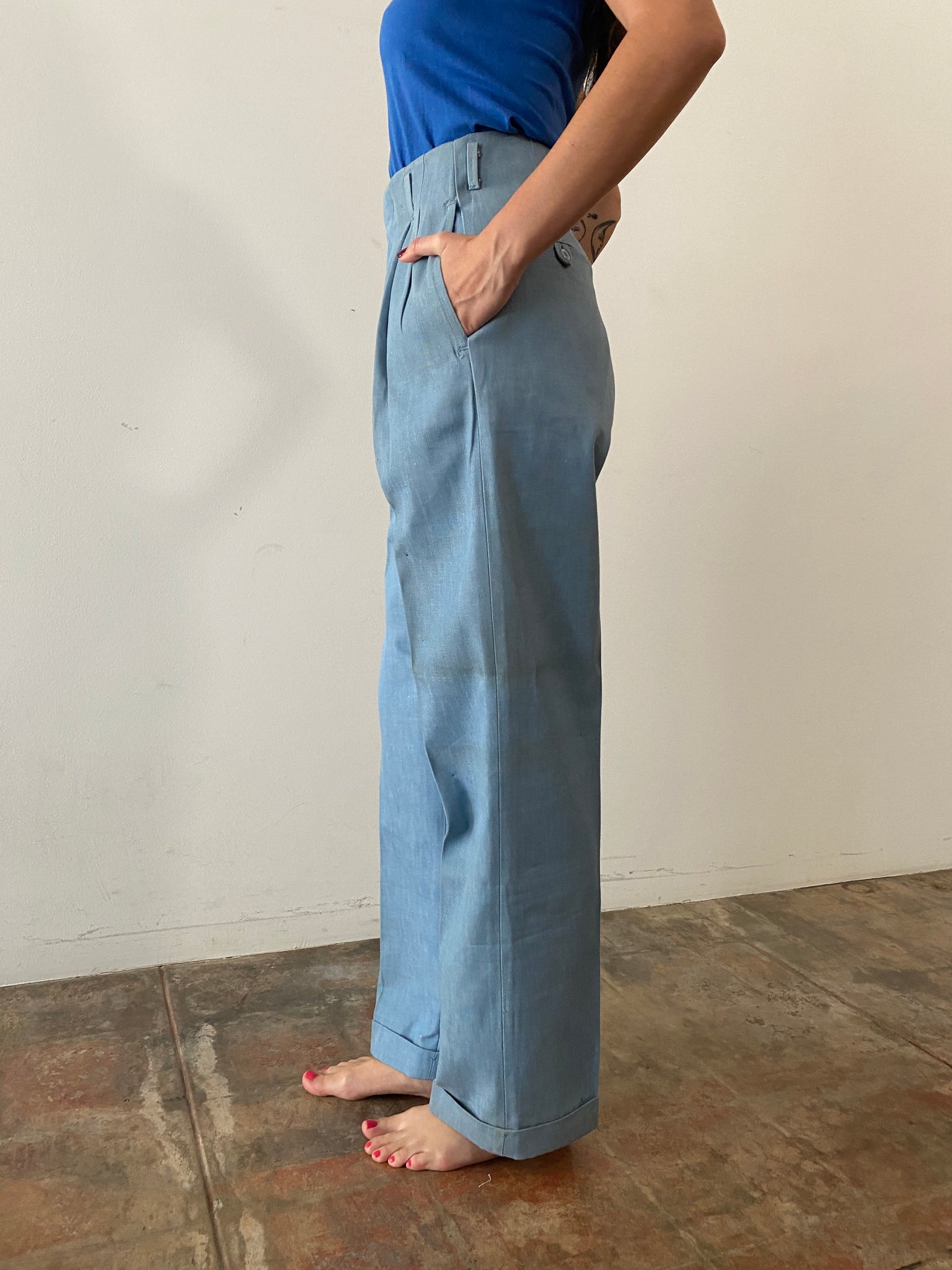 The Hollywood Seamlessly Pleated Trousers [Made-to-Measure (MTM)] – The  Gaudery Limited