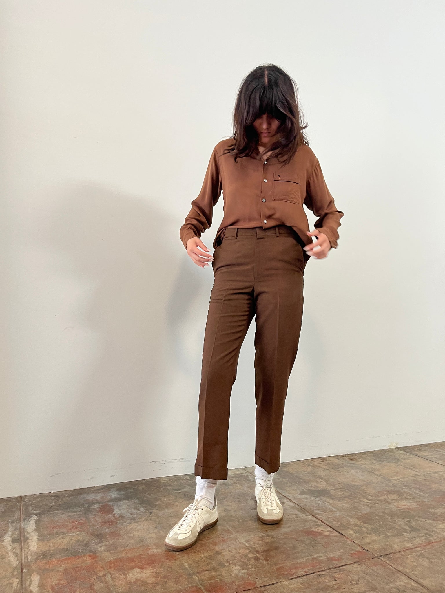 Pants 60s Clothes 60s Brown Mens Dress Pants – Mothfood Shop